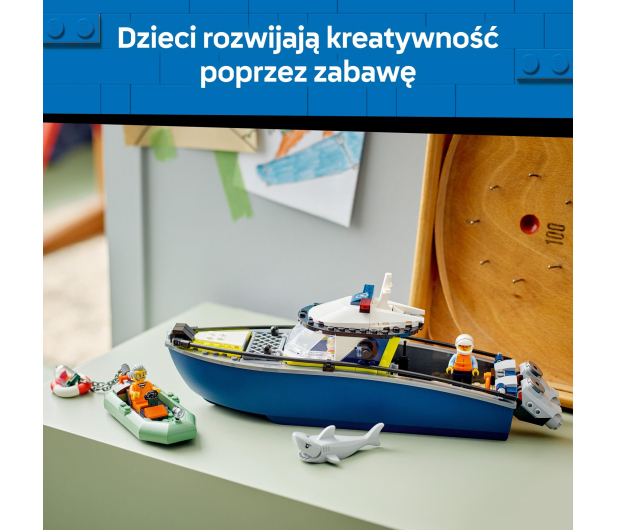 LEGO City 60456 Pościg łodzią policyjną - 1331641 - zdjęcie 6